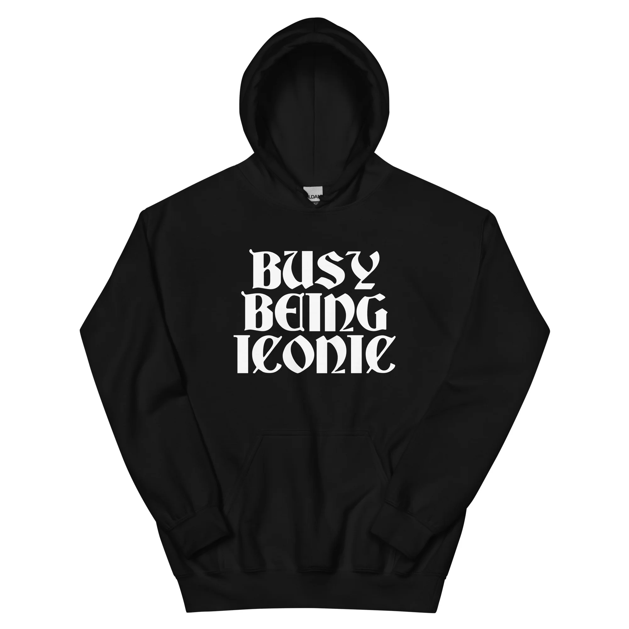 Busy Being Iconic Hoodie - Black